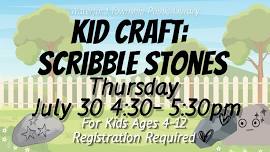 Kids Craft: Scribble Stones