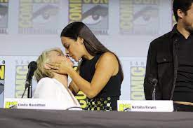 She is the daughter of ángela gaitán and jaime reyes. Just Natalia Reyes Committing A Lewd Act With Linda Hamilton At The Terminator Dark Fate Panel In Hall H Comiccon