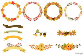 Autumn Wreaths Clipart Fall Floral Border Round Frame By Pravokrugulnik Wreath Clip Art Wreath Drawing Flower Border Clipart