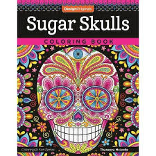 Sugar skull coloring pages crayola. Sugar Skulls Coloring Book Coloring Is Fun By Thaneeya Mcardle Paperback Target
