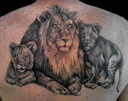 Lion Family Tattoo Design Lion Family Tattoo On Back Lion Tattoo Mens Lion Tattoo Cubs Tattoo