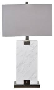 Get great deals on ebay! Towers White Marble Table Lamp 30 Transitional Table Lamps By Crestview Collection Houzz