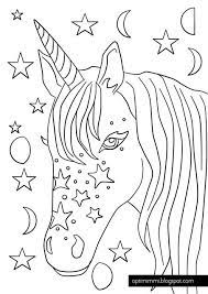 Lumiukko esikoulu yksisarvinen sabluunat värityskirjat paperiaskartelu askarteluja lapsille päiväkoti naamiot. A Magical Unicorn A Coloring Page Taianomainen Yksisarvinen Varityskuva Unicorn Coloring Pages Fairy Coloring Pages Coloring Pages