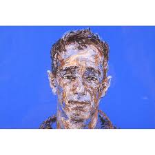 Maggi Hambling (b 1945), Portrait of Derek Jarman, signed and dated '98,  122/250 numbered limited