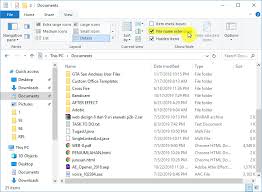 File exe adalah format file yang dapat digunakan dan kompatibel dengan sistem operasi windows. Cara Menampilkan Ekstensi File Di Windows 10 Winpoin