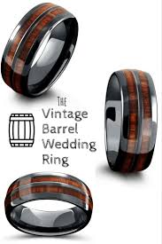 Barrel Ceramic Koa Wood Ring Wedding Rings Unique Vintage Custom Wedding Rings Wedding Rings Vintage