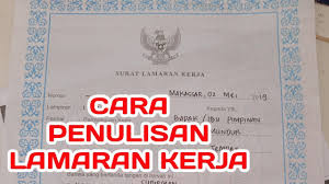 Ini sudah dijelaskan diatas bahwa dengan hadirnya sebuah surat lamaran kerja dan berbagi informasi mengenai contoh : Cara Mengisi Surat Lamaran Kerja Youtube