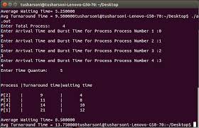 Round Robin Scheduling Program In C The Crazy Programmer