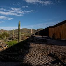 Sadly, this stretch of desert happens to sit right in the path of donald trump's magical border wall and, though most of that will. Supreme Court Lets Trump Keep Building His Border Wall The New York Times
