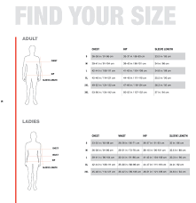 the north face size chart