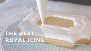If the royal icing is too thick, thin it out by misting it with a spray bottle of water, one spritz at a time, until it reaches the proper consistency. The Best Royal Icing Recipe No Colour Bleed Soft Bite Puffy Icing Youtube