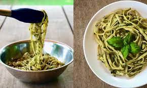 How To Make Better Pasta Basil Pesto Recipe Healthy Appetite By Rachel