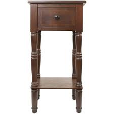 Accent Table With One Drawer Walmart Com Square Accent Tables Decor Therapy Accent Table