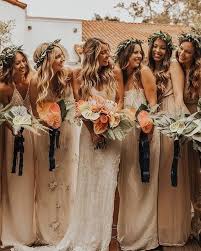Bridesmaid Trends 2020 That Are Fabulous 20 Bridesmaid Dresses Bridesmaid Dress Trends 2020 In 2020 Orange Wedding Colors Orange Bridesmaid Dresses Beige Bridesmaids