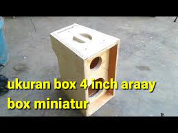 21inch double isi dua lihat. Skema Box Line Araay 4 Inch Miniatur Sound System Youtube