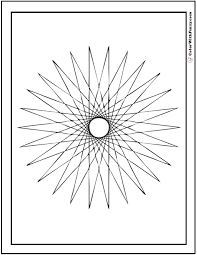 The original format for whitepages was a p. Free Geometric Designs Coloring Pages 26 Point Star