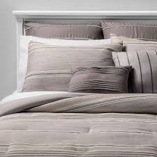 Turn your bedroom into a master suite with just one purchase! 8pc King Farrah Comforter Set Tan Target Comforter Sets Bed Linens Luxury Grey Comforter Sets