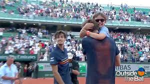 How well do you remember the john isner vs. Nicolas Mahut Son Steal Hearts With Celebration Outside The Ball