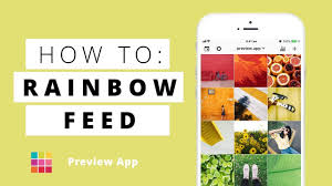 Quickly identify top performing posts and track comments, likes and engagement. Make A Rainbow Instagram Feed Using Preview App Color Transition Youtube