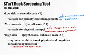 Image result for Start Back Screening Tool