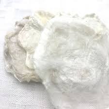 Product Details | White Eri Silk Mawata Cake - 25g | Hankies (mawata) |  Silk Fibers - Undyed | Treenway Silks