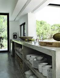 Interior Design Ideas 12 Inviting Concrete Interiors Design Milk Concrete Kitchen Island Polished Concrete Kitchen Concrete Interiors