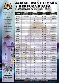 Terlebih ketika waktu berbuka tiba. Jadual Waktu Imsak Majlis Agama Islam Melaka Rasmi Facebook