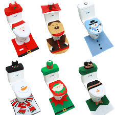 Great savings free delivery / collection on many items. Christmas Decoration Happy Santa Snowman Toilet Seat Cover Rug Bathroom Set Us Christmas Winter Other Christmas Winter Decor