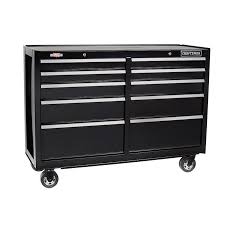 They enable you to carry the most essential tools with you. Craftsman 2000 Series 52 In W X 37 5 In H 10 Drawer Steel Rolling Tool Cabinet Black In The Bottom Tool Cabinets Department At Lowes Com