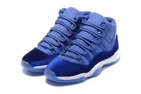 Air Jordan Retro 11 Blue Suede Air Jordans Pretty Sneakers Jordan Shoes For Kids