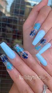 So, girls, i cannot imagine what is stopping you from getting these amazing designs. These Acrylic Nails Are Really Cute Fun Coffin Nails Summer Nails