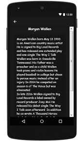 Jun 15, 2021 · morgan wallen gave a surprise performance at the inaugural brett boyer foundation invitational after party. Morgan Wallen Top Song Lyrics For Android Apk Download