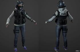 Gsg9 Iq Soldaty Personazhi Arhiv Fajlov Pack 3d Models Rainbow Six Siege Art Police Art Character Modeling