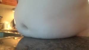 Big belly Becky crushes food with her belly! - Free Porn Videos - YouPorn