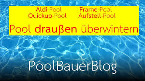 Pool Draussen Uberwintern Alle Wichtigen Schritte Erklart Youtube