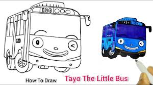 Each printable highlights a word that starts. How To Draw Tayo The Little Bus Easy Cartooning Cute Drawings Youtube In 2021 Tayo The Little Bus Little Bus Cute Drawings