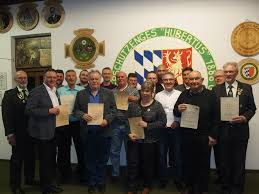 Hubertus Schützen ehren treue Mitglieder