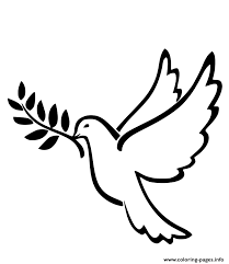 We have a lot of peace coloring pages for children, teens and adults. Peace Dove Coloring Pages Printable