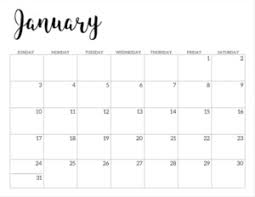 7 free blank monthly calendar template. 2021 Calendar Printable Free Template Paper Trail Design