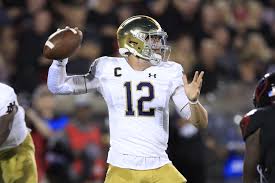 Ian book (born march 30, 1998)1 is an american football quarterback who currently plays for the notre dame fighting irish. Ian Book S 2 Tds Lead No 9 Notre Dame To 18 Point Road Win Vs Louisville Bleacher Report Latest News Videos And Highlights
