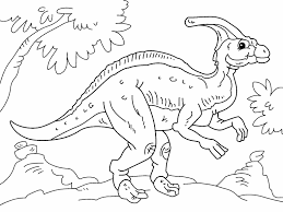 Parasaurolophus coloring pages parasaurolophus lived in north america during the late cretaceous, and the crown on their heads is a distinguishing feature. Parasaurolophus Coloring Page Coloring Pages 4 U