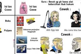 400 gambar dp profil whatsapp status wa sindiran. 15 Meme Kocak Perbedaan Kebiasaan Cowok Vs Cewek Ngakak