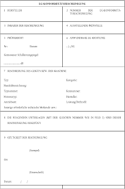 Im § 12 findet sich die vorgabe, die konformitätserklärung in deutscher sprache abzufassen. Muster Konformitaetsbescheinigung Konformitatserklarung Mit Software Weka Manager Ce