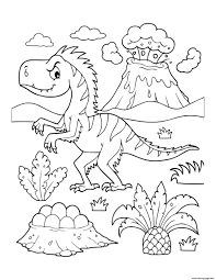 Maybe you would like to learn more about one of these? Dinosaur Prehistoric Feathered Dinosaur Erupting Volcano Coloring Pages Printable
