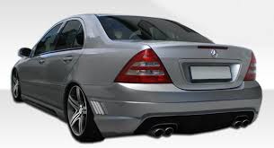Duraflex 01 07 Mercedes C Class W203 W 1 Rear Bumper Cover Kit C Class Mercedes Mercedes Benz C230