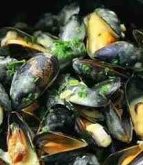 Recette Moules De Bouchots Sauce Rondele Au Bleu Recette Recette Moules Marinieres Recette Moules Moules Marinieres