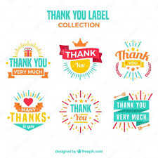 Find & download free graphic resources for thank you. Free Vector Pack Of Thank You Stickers In Retro Design