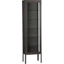 Sets of two offer symmetry that can give refinement to any room. Crate And Barrel 87 Tall Sterling Metal Glass Cabinet With Shelves And Light Glass Cabinet Doors Storage Cabinets Barrel Furniture