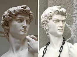 David (michelangelo) the statue of david, completed by michelangelo in 1504, is one of the most renowned works of the renaissance. Michelangelo S David Takes A Sour Turn In Mood The Artsology Blog