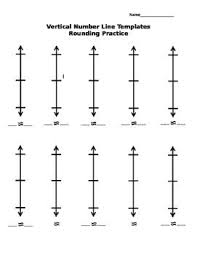 Vertical Number Line Templates Rounding 3 Nbt A 1 Number Line Rounding Practice Eureka Math